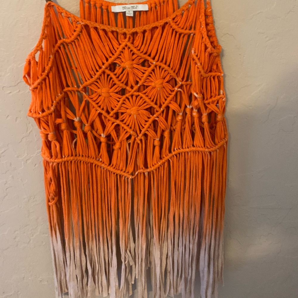 Fringe tank top